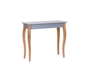 FSC-certified Liilo bijzettafel in donkergrijs & wit met 85x35x74cm dimensions