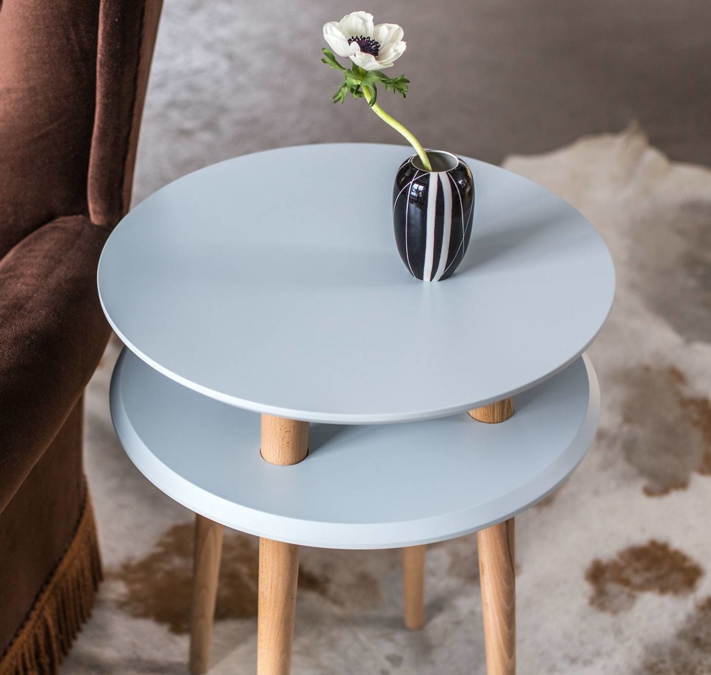 FSC Bijzettafel | Natuurlijk Beukenhout Poten | Ufoto