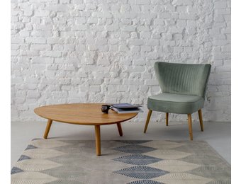 Essenhouten Salontafel Pick - Eiken Poten - 103x97x31 cm