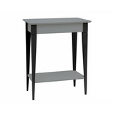 FSC Wandtafel Mimo, 65x35x74 cm, Betongrijs, Beukenhout & MDF