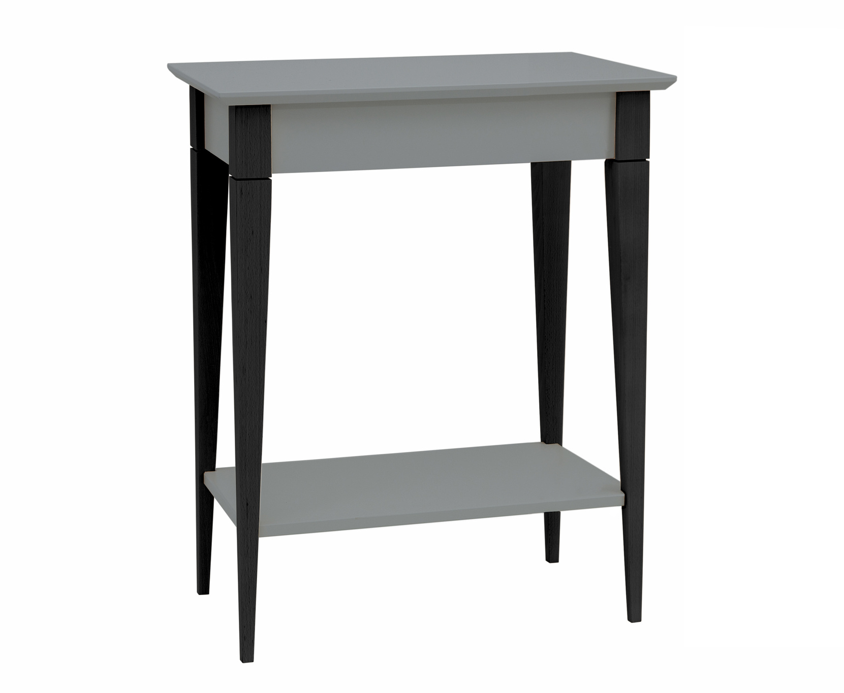 FSC Wandtafel Mimo, 65x35x74 cm, Betongrijs, Beukenhout & MDF