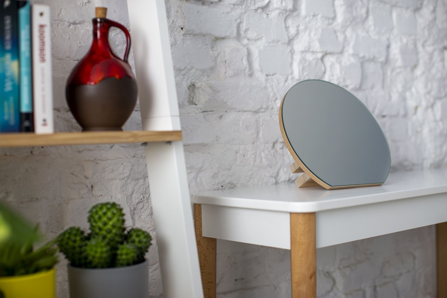 Essenhouten Ladekast Ashme | FSC-gecertificeerd | Rood | 5 planken