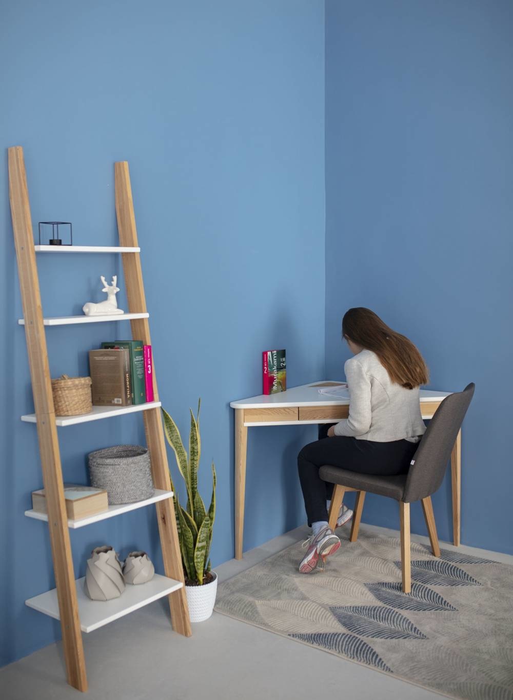 Hoekbureau Ashme | Beverbruin | FSC-gecertificeerd | 114x61x75cm