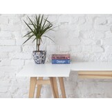 Hoekbureau Luka - Grafiet - Links - Essenhout poten - Incl. lade - FSC gecertificeerd