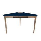 Hoekbureau Ashme - Marineblauw, 114x61x75 cm, FSC gecertificeerd