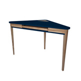 Hoekbureau Ashme - Marineblauw, 114x61x75 cm, FSC gecertificeerd