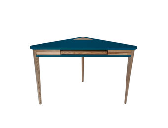 Hoekbureau Ashme | Petrolblauw | 114x61cm | FSC gecertificeerd