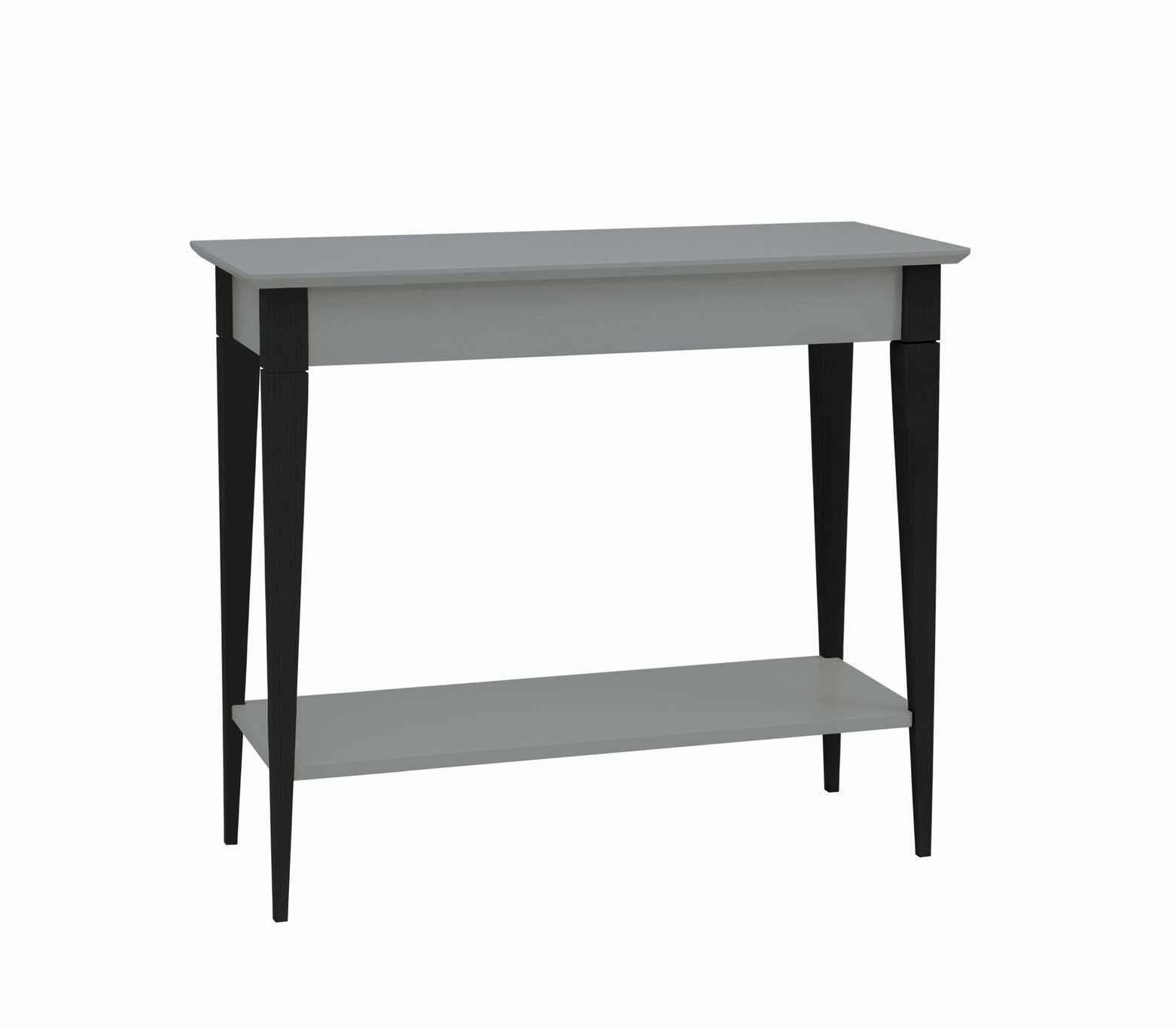 FSC Mimo wandtafel in donkergrijs met beukenhout en MDF | 105 cm breed