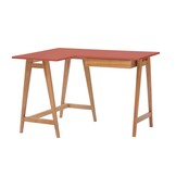 Hoekbureau Luka | Antiek Roze | Links | Essenhout & MDF | FSC gecertificeerd