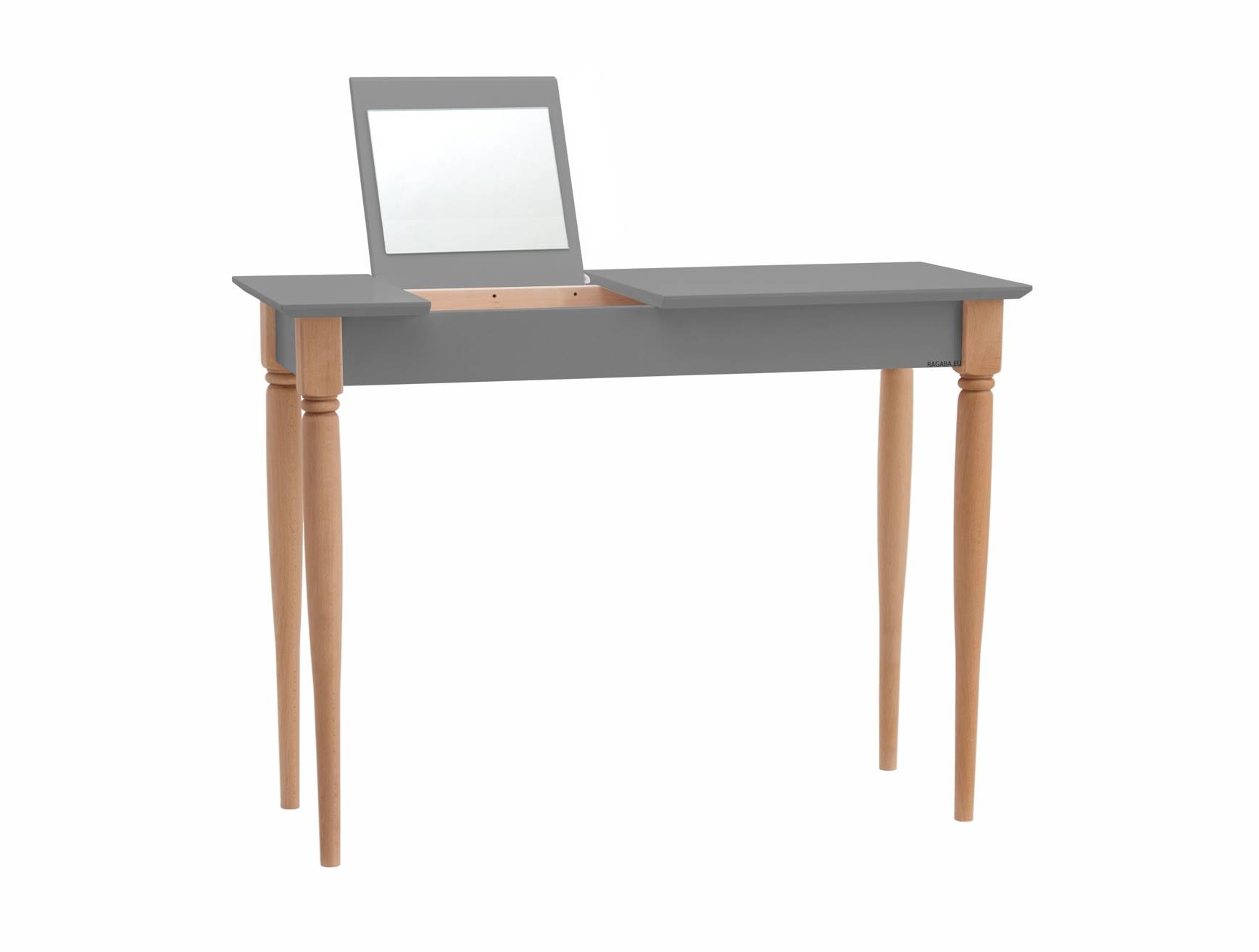 FSC Kaptafel Mamo | Donkergrijs betongrijs | 105cm breed | Beukenhout & MDF