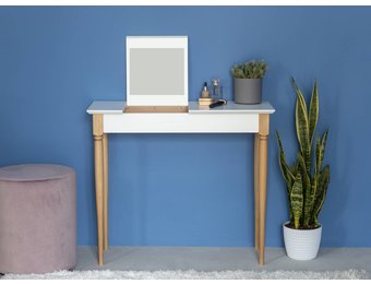 FSC-gecertificeerde kaptafel Mamo | Beukenhout & MDF | 85cm breed | Spiegel 26cm x 20cm