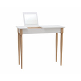 FSC-gecertificeerde kaptafel Mamo | Beukenhout & MDF | 85cm breed | Spiegel 26cm x 20cm