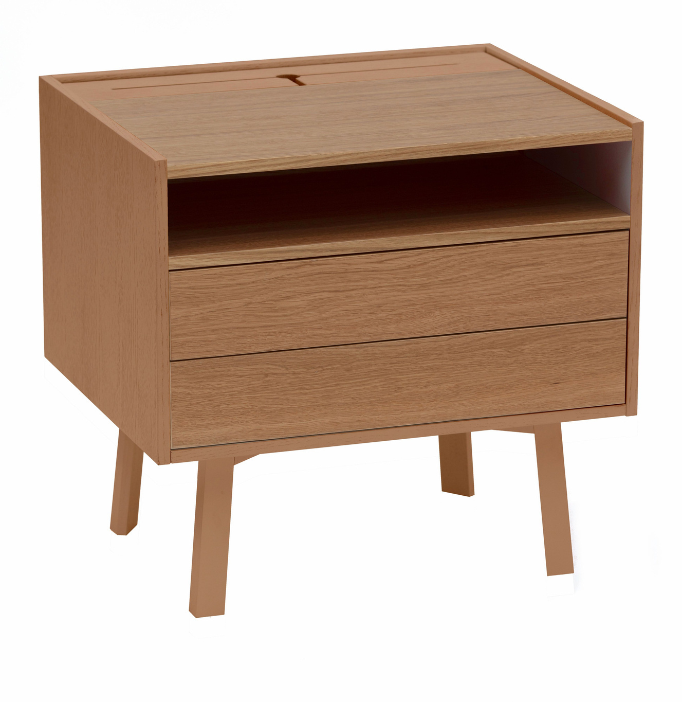 Eikenfineer Nachtkastje Diamond - FSC Gecertificeerd