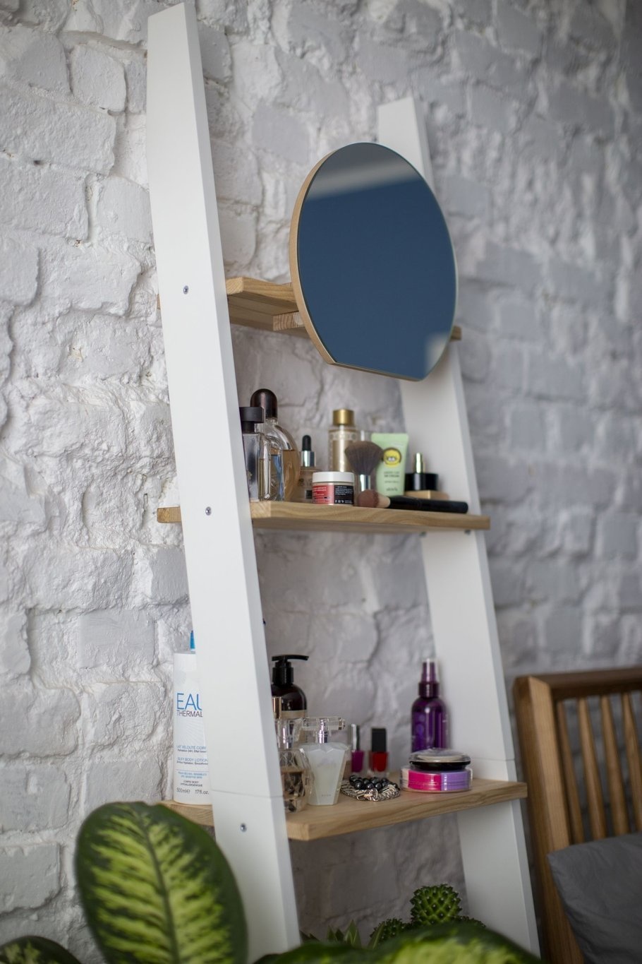 FSC Ashme Ladekast in Petrolblauw | 5 planken, 45x35x180cm