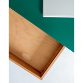 Hoekbureau Luka - Beverbruin - Links - Essenhout & MDF - FSC Gecertificeerd