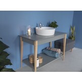 Grote Mimo wastafel - Rood | Beukenhout & MDF | FSC gecertificeerd