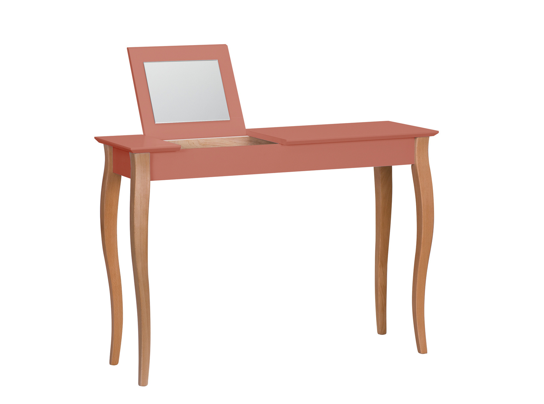 Kaptafel Lillo Antiek Roze | Beukenhouten poten | 105x35x74 cm