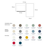 Hoekbureau Luka | Saliegroen | Rechts | Eiken poten