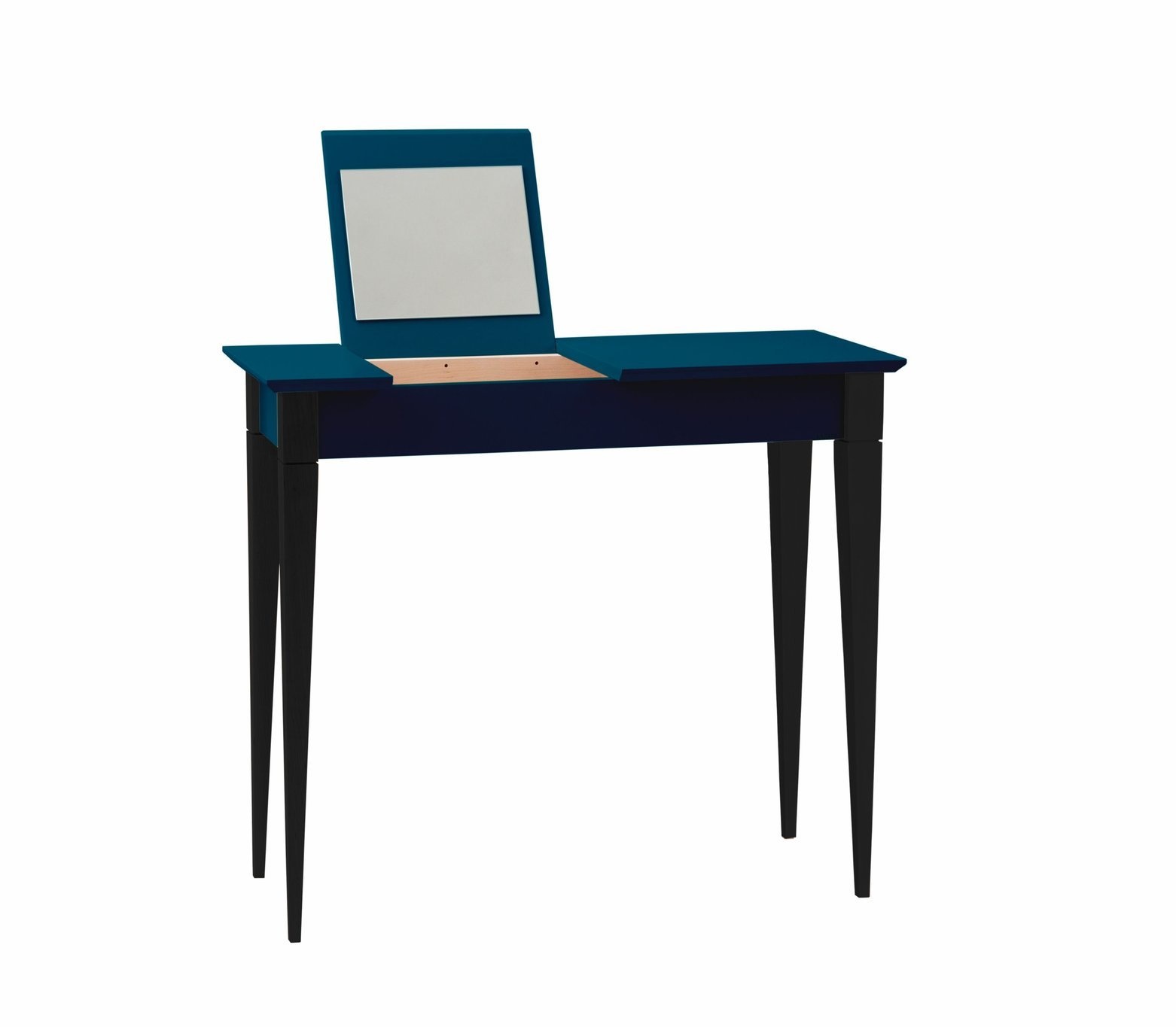 Kaptafel Mimo - Beukenhout & MDF, Petrolblauw, FSC®-Gecertificeerd