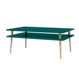 Koro hoge salontafel in zeegroen | 110x70x45 cm | FSC-gecertificeerd
