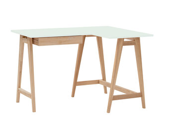 Hoekbureau Luka - Rechts - Essenhouten poten - Vluchtige munt