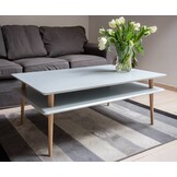 Hoge salontafel Koro - Grafiet 110x70x45 cm - Beukenhout & MDF - FSC gecertificeerd
