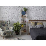 Ladekast Ashme, donkergrijs, 180cm hoog met 5 planken