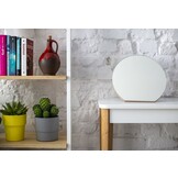 Ladekast Ashme, donkergrijs, 180cm hoog met 5 planken