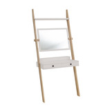 Leno Leunende Kaptafel | Lichtgrijs | 79 x 49 x 183 cm | FSC Gecertificeerd