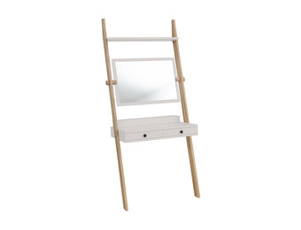 Leno Leunende Kaptafel | Lichtgrijs | 79 x 49 x 183 cm | FSC Gecertificeerd