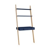 Leno Marineblauw Essenhout Ladderrek Bureau