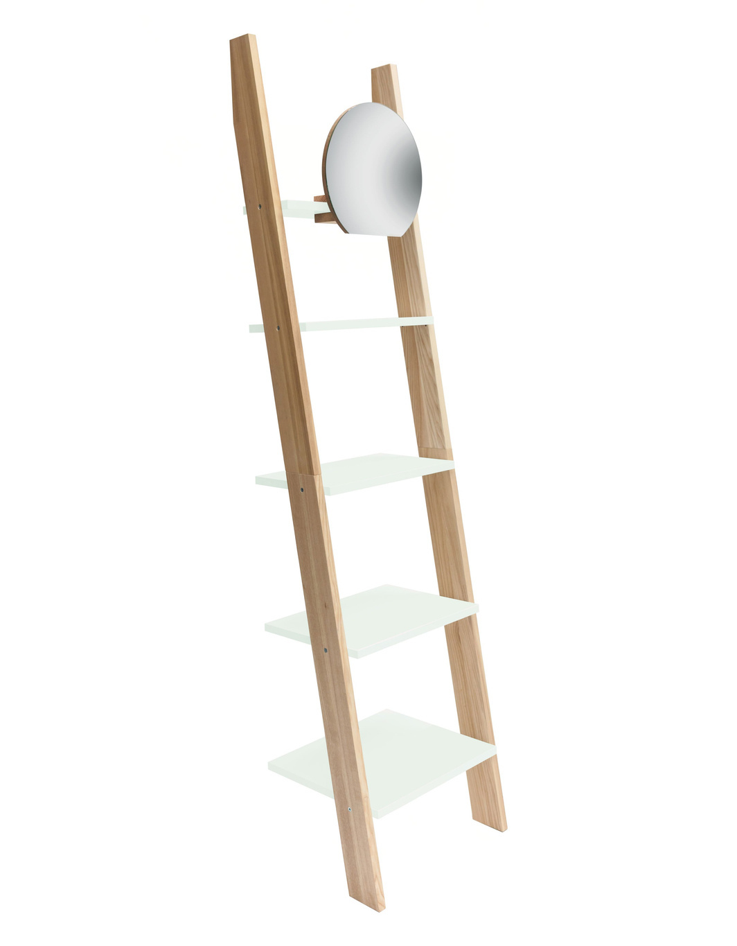 Ladderplank Ashme - Essenhout & gelamineerd MDF - 5 planken - FSC100% & FSCMIX