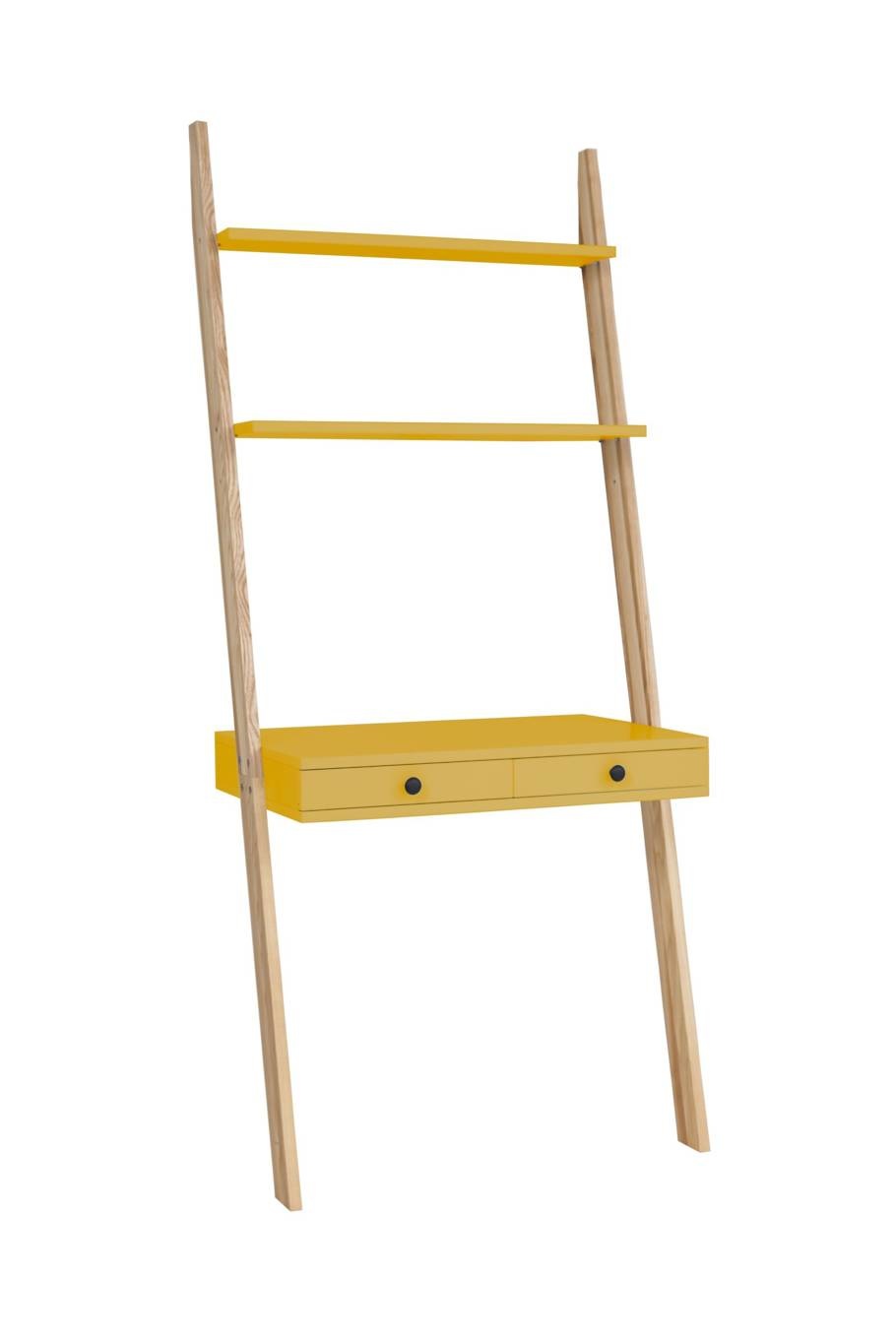 Leno ladderplank - Bezemer geel, 79x49x183cm, FSC gecertificeerd