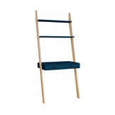 Leno ladderrek bureau | Petrolblauw | 79x49x183 cm | FSC gecertificeerd