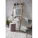 Leunende kaptafel Leno in zeegroen, 79x49x183cm, FSC gecertificeerd