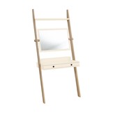 Leno Leunende kaptafel | Krijtwit | 79x49x183 cm | FSC100%