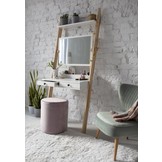 Leno Leunende kaptafel | Krijtwit | 79x49x183 cm | FSC100%