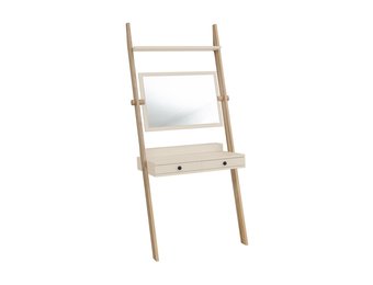 Leunende kaptafel Leno in Bruin Beige | 79 x 49 x 183 cm | FSC