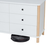 Ladekast Ashme | 6 lades | Hoogte 70 cm | Breedte 114 cm | Diepte 45 cm | Essenhout & MDF