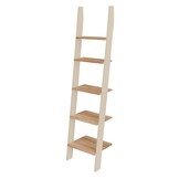 Ladderplank Ashme - FSC gecertificeerd, 5 planken, gelamineerd en gelakt MDF & Essenhout