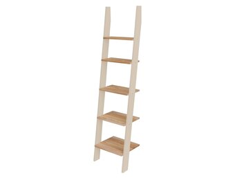 Ladderplank Ashme - FSC gecertificeerd, 5 planken, gelamineerd en gelakt MDF & Essenhout