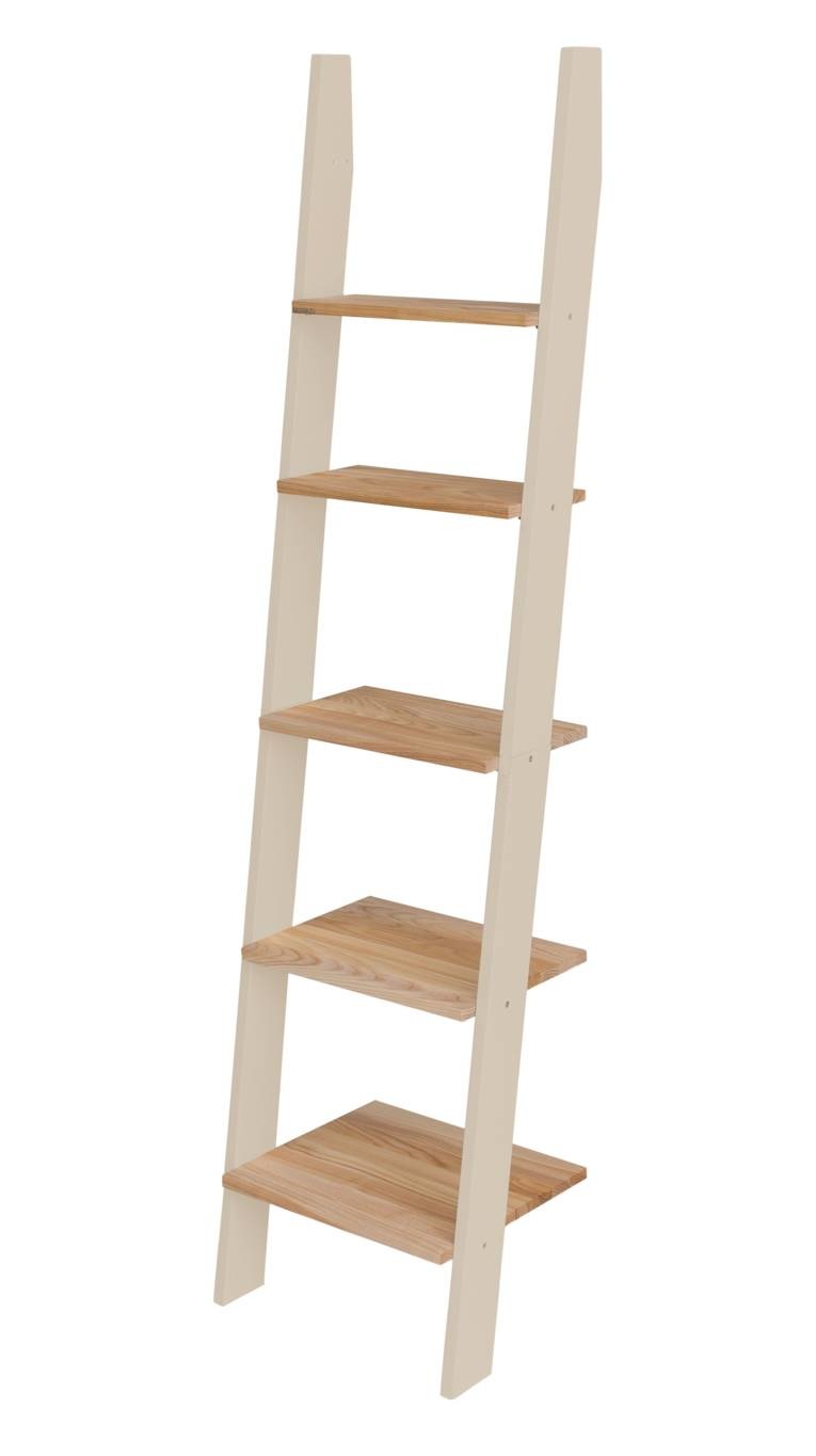 Ladderplank Ashme - FSC gecertificeerd, 5 planken, gelamineerd en gelakt MDF & Essenhout