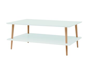 Lage salontafel Koro in vluchtige munt, 110x70cm, FSC gecertificeerd