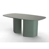 Leuko Eettafel - 180x100x75cm, Saliegroen, FSC Gecertificeerd