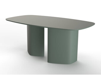 Leuko Eettafel - 180x100x75cm, Saliegroen, FSC Gecertificeerd