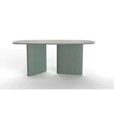Leuko Eettafel - 180x100x75cm, Saliegroen, FSC Gecertificeerd