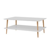 Lage salontafel Koro - Donkergrijs, 25 cm ruimte, 45x110x70 cm, FSC-gecertificeerd