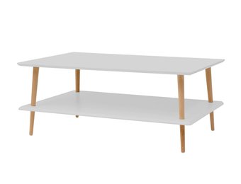 Lage salontafel Koro - Donkergrijs, 25 cm ruimte, 45x110x70 cm, FSC-gecertificeerd