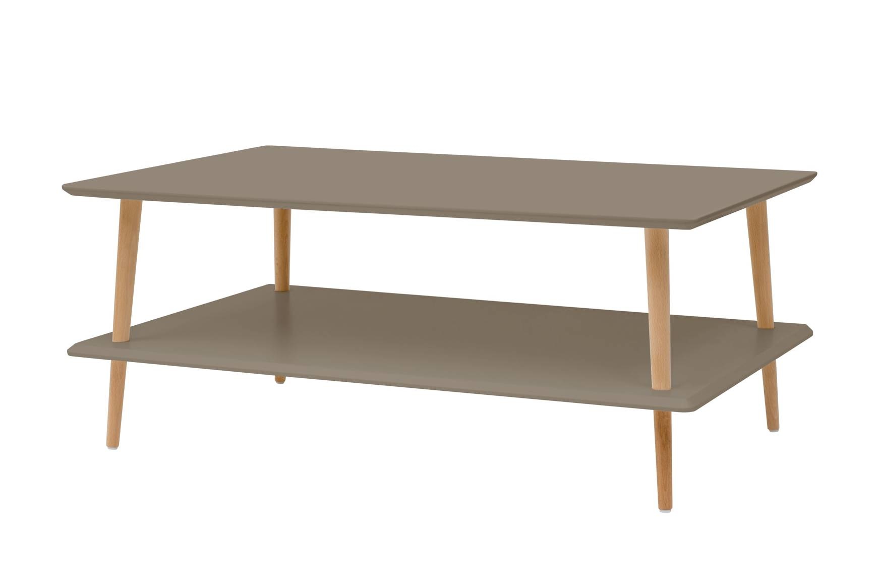 Lage salontafel Koro | Beverbruin | 110x70x45cm | FSC gecertificeerd