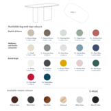 Leuko Eettafel | Zwart | 180cm x 100cm x 75cm | FSC100% & FSCMIX